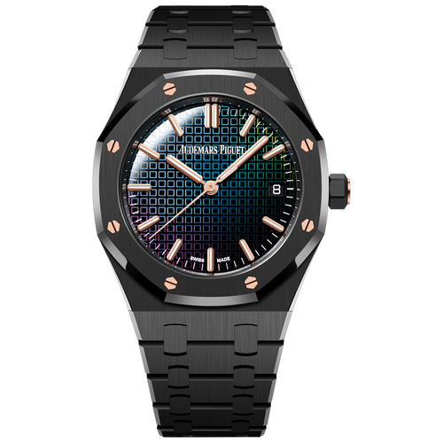 Audemars Piguet Royal Oak Selfwinding 34mm 77350CE.OO.1266CE.02.A Rainbow-Coloured Sapphire Dial