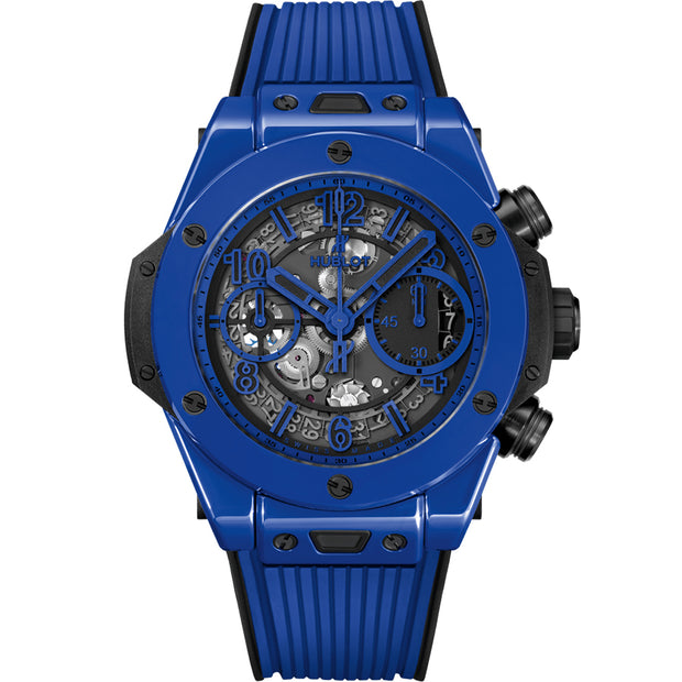 Hublot Big Bang Unico Chronograph 42mm 441.ES.5119.RX Openworked Blue Dial