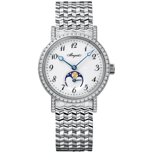 Breguet Classique 30mm 9088BB/29/BC0/DD00 Diamond Bezel White Dial