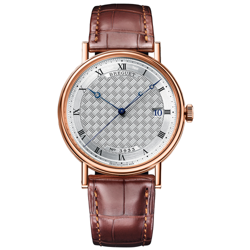 Breguet Classique 38mm 5177BR/12/9V6 Silver Roman Dial