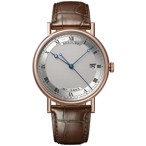 Breguet Classique 38mm 5177BR/15/9V6 Silver Roman Dial