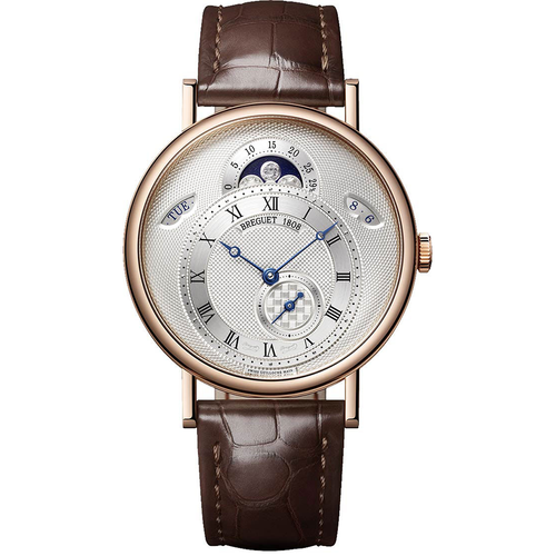 Breguet Classique 39mm 7337BR/15/9VU Silver Roman Dial