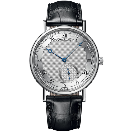 Breguet Classique 40mm 7147BB/12/9WU Silver Roman Dial