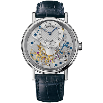 Breguet Tradition 40mm 7057BB/11/9W6 Openworked/Silver Roman Dial