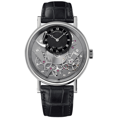 Breguet Tradition 40mm 7057BB/G9/9W6 Openworked/Black Roman Dial