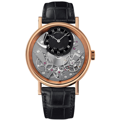 Breguet Tradition 40mm 7057BR/G9/9W6 Openworked/Black Roman Dial