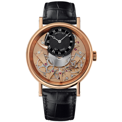 Breguet Tradition 40mm 7057BR/R9/9W6 Openworked/Black Roman Dial
