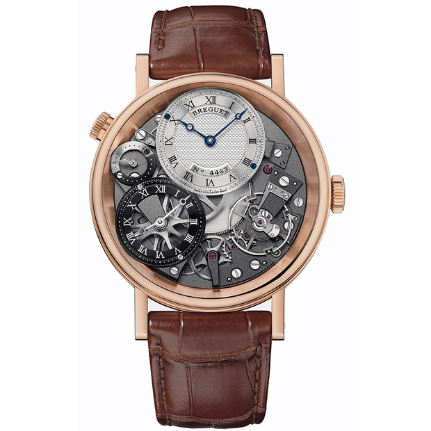 Breguet Tradition 40mm 7067BR/G1/9W6 Openworked/Silver Roman Dial
