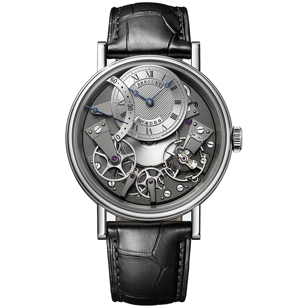 Breguet Tradition 40mm 7097BB/G1/9WU Openworked/Silver Roman Dial