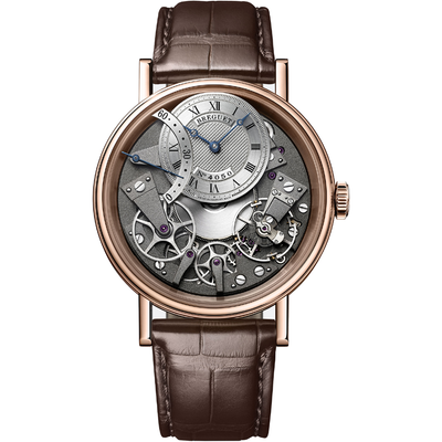 Breguet Tradition 40mm 7097BR/G1/9WU Openworked/Silver Roman Dial
