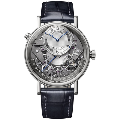 Breguet Tradition 40mm 7597BB/G1/9WU Openworked/Silver Roman Dial