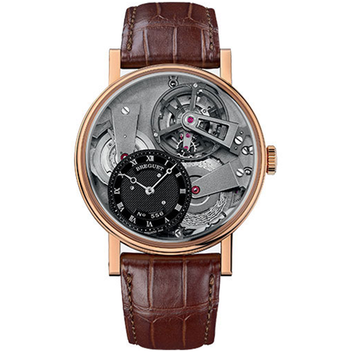 Breguet Tradition 41mm 7047BR/G9/9ZU Openworked/Black Roman Dial