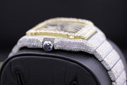 Cartier Santos Custom Diamond Setting 44mm WHSA0012 Overworked Diamond Dial Pre-Owned