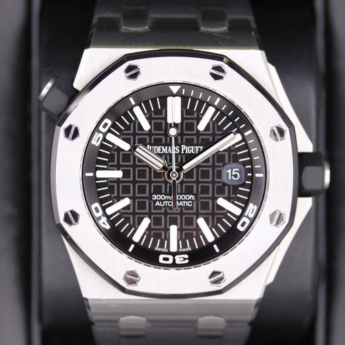 Audemars Piguet Royal Oak Offshore Diver 42mm 15710ST Black Dial Pre-Owned
