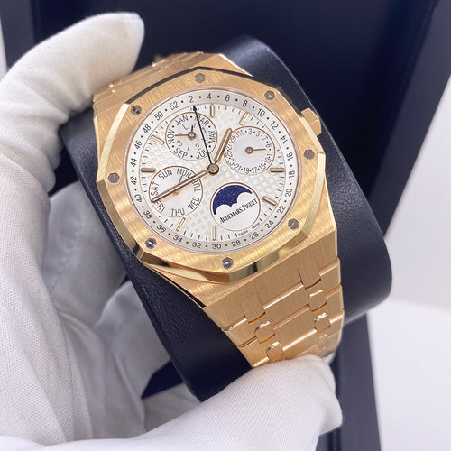 Audemars Piguet Royal Oak Perpetual Calendar 41mm 26574OR Silver Dial Pre-Owned