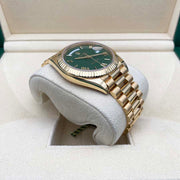 Rolex Day-Date 40 228238 Fluted Bezel Green Casino Dial