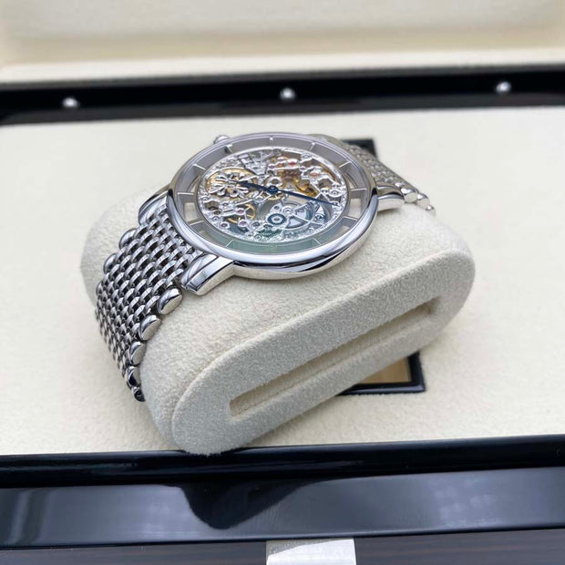 Patek Philippe Ultra-Thin Complication 39mm 5180-1G Openworked Hand-Engraved Dial Pre-Owned