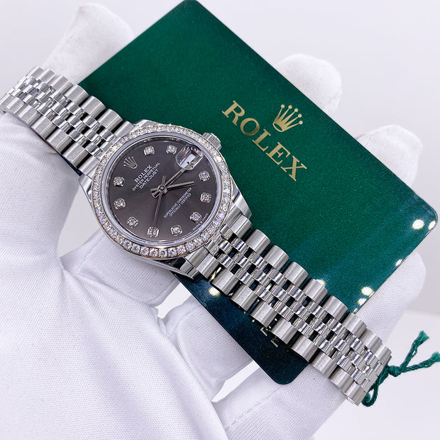 Rolex Datejust 31mm Grey Diamond Dial 278384RBR
