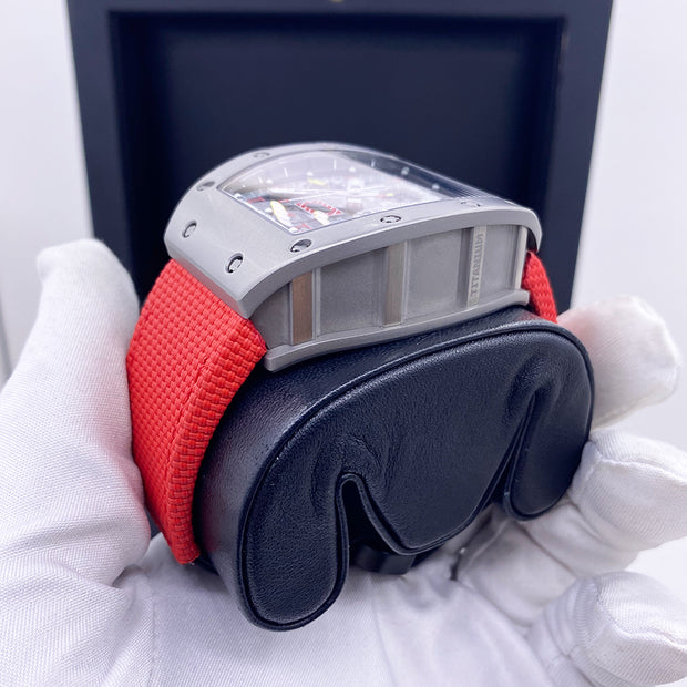 Richard Mille Chronograph RM11-FM Sandblast Titanium Openworked Dial Pre-Owned