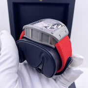 Richard Mille Chronograph RM11-FM Sandblast Titanium Openworked Dial Pre-Owned