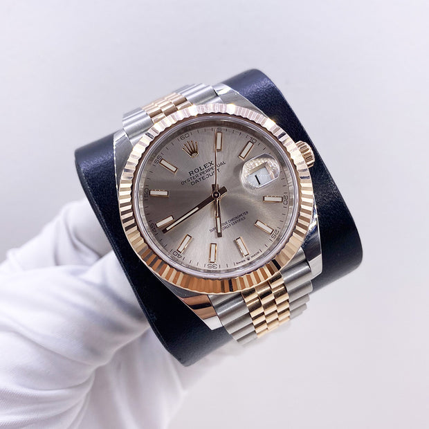 Rolex Datejust II 41mm 126331 Pink Dial Pre-Owned