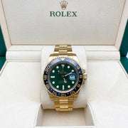 Rolex GMT-Master II 40mm 116718 Green Dial Pre-Owned