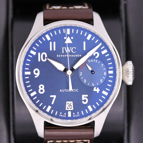 IWC Le Petit Prince Big Pilot Unworn 46mm IW501002 Blue Dial Pre-Owned