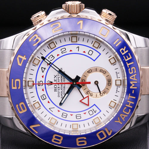 Rolex Yacht-Master II 44mm 116681 White Dial Pre-Owned