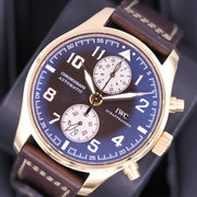IWC Pilot's Chronograph Edition Antoine De Saint Exupery IW387805 Brown Dial Pre-Owned