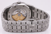 Audemars Piguet Royal Oak 41mm 15400ST Black Dial Custom Diamond Setting Pre-Owned