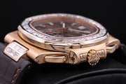 Patek Philippe Nautilus Chronograph 40mm 5980R Custom Diamond Baguette Setting Brown Dial Pre-Owned