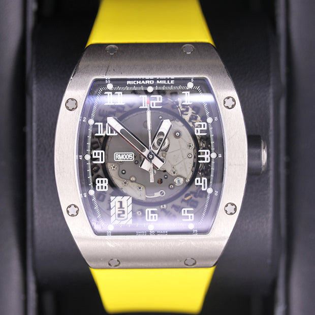 Richard Mille RM-005 White Gold 38mm Overworked Dial Pre-Owned