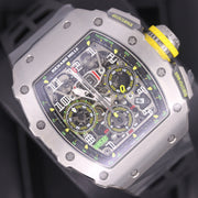 Richard Mille Chronograph RM11-03 Titanium 50mm Overworked Dial