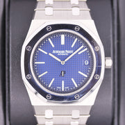 Audemars Piguet Limited Edition Royal Oak Extra-Thin 39mm 15202IP Smoked Blue Dial