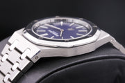 Audemars Piguet Limited Edition Royal Oak Extra-Thin 39mm 15202IP Smoked Blue Dial