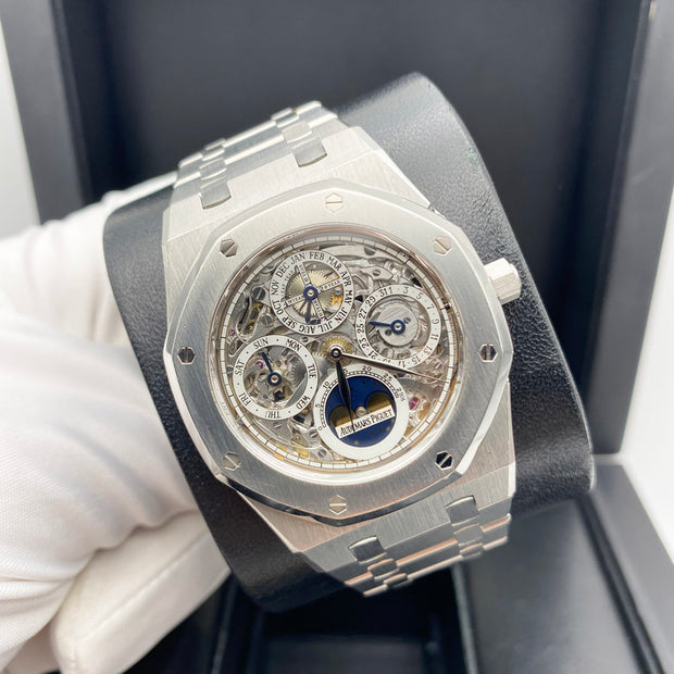 Audemars Piguet Special Edition Royal Oak Perpetual Calendar 25829ST Openworked  Dial Pre-Owned