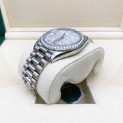 Rolex Day-Date 40 Presidential 228349RBR  Diamond Bezel Baguette Diamond Meteorite Dial