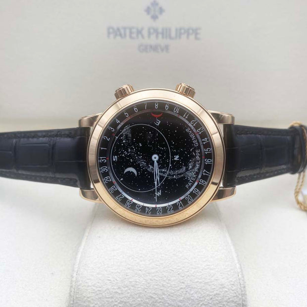 Patek Philippe Grand Complications Celestial Moon Age 44mm 6102R Black Dial