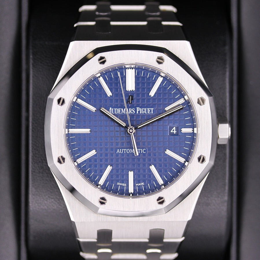 Audemars piguet best sale 15400 blue dial