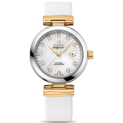Omega De Ville Ladymatic Co-Axial Chronometer 34mm 425.22.34.20.55.002 White Dial