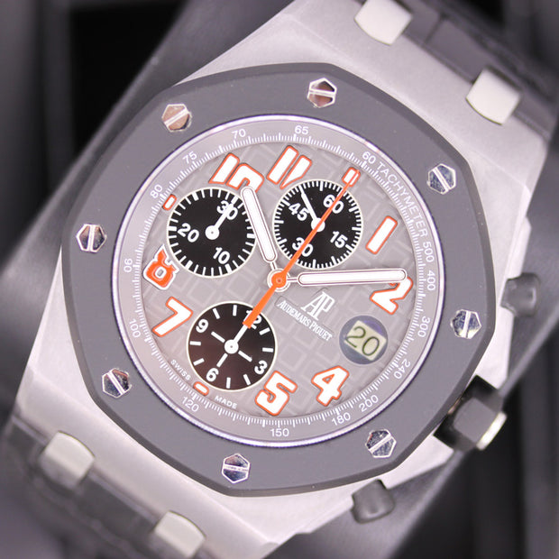 Audemars Piguet Limited Edition "Orchard Road" Royal Oak Offshore Chronograph 42mm 26298SK Grey Dial Pre-Owned