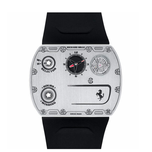 Richard Mille Rm Up-01 Limited Edition Ferrari Manual Winding Ultraflat Grey Dial