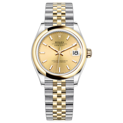 Rolex Datejust Champagne Dial Domed Bezel 31mm 278243