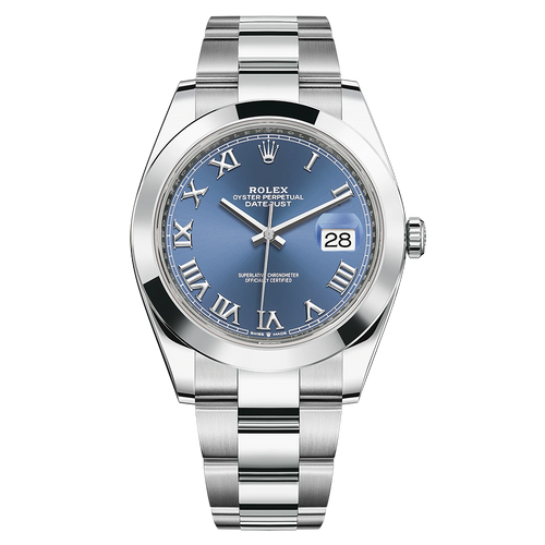 Rolex Datejust II Azzurro Blue Dial 41mm 126300