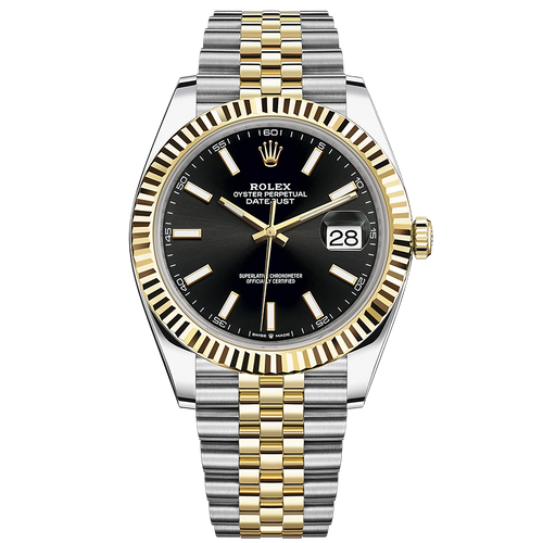Rolex Datejust II Black Fluted Dial 41mm 126333