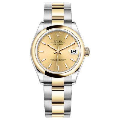Rolex Datejust Champagne Dial Domed Bezel 31mm 278243