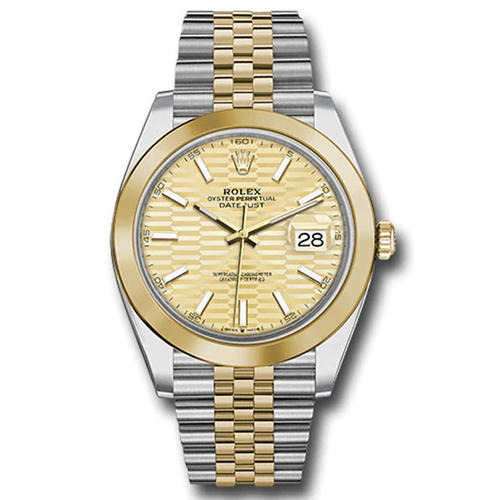 Rolex Datejust II Golden, Fluted Motif Dial 41mm 126303