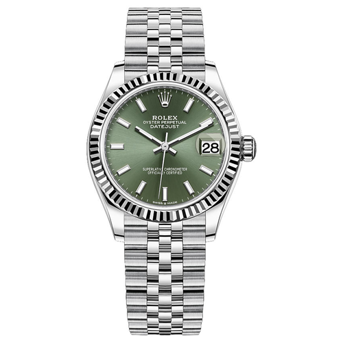 Rolex Datejust Mint Green Dial Fluted Bezel 31mm 278274