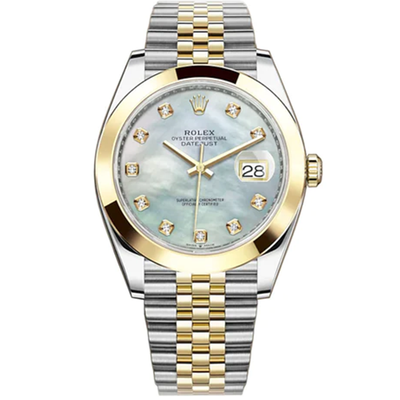 Rolex Datejust II Mother Of Pearl Diamond Dial 41mm 126303