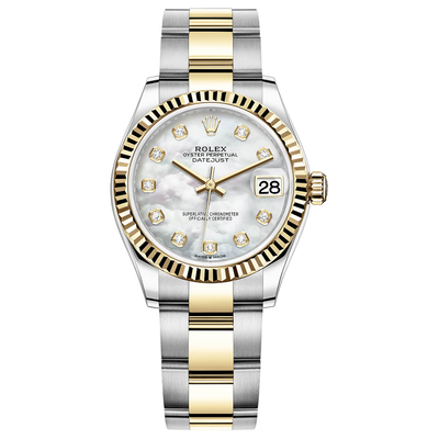 Rolex Datejust II Mother Of Pearl Diamond Fluted Dial 31mm 278273